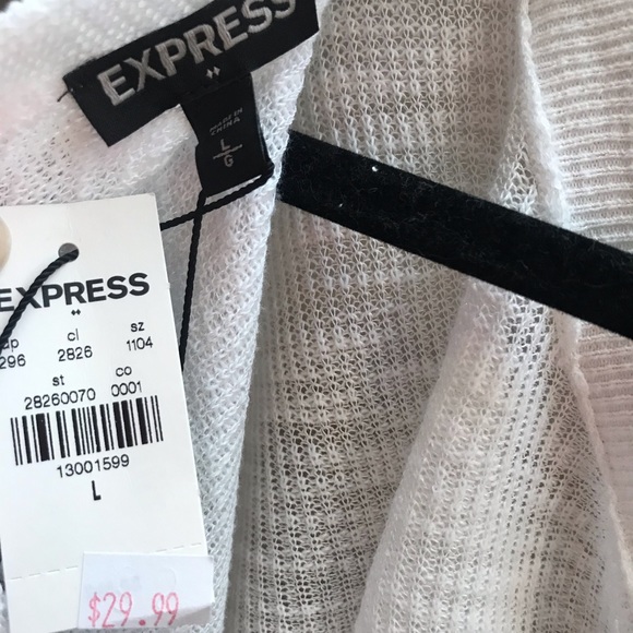 Express Sweaters - White sweater